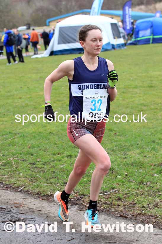Senior Women and Veteran Women (Over 35s) and Vetreran Men (Over 50s), 2023 NECAA Royal Signals Relays, Hetton le Hole, County Durham. Photo: David T. Hewitson/Sports for All Pics